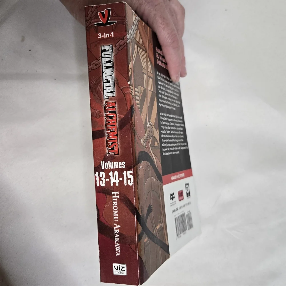 FULLMETAL ALCHEMIST volumes 13 14 15 anime manga Hiromu Arakawa 3 in 1 comic‎